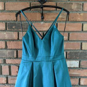 Forest Green Skater Dress